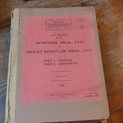 1962 war office howitzer 155mm - office,